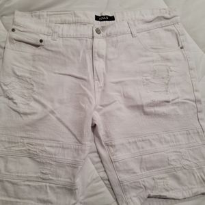 White Jeans shorts